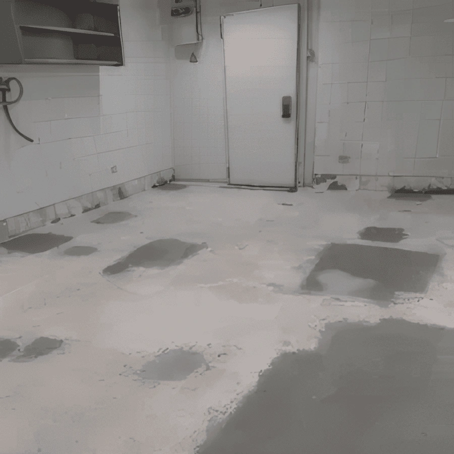 Renovation of the kitchen flooring -Renovation of a floor designed to last safely - Winkler Chimica